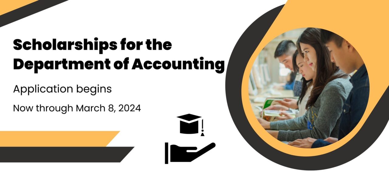 Featured image for “Scholarships for the Department of Accounting”