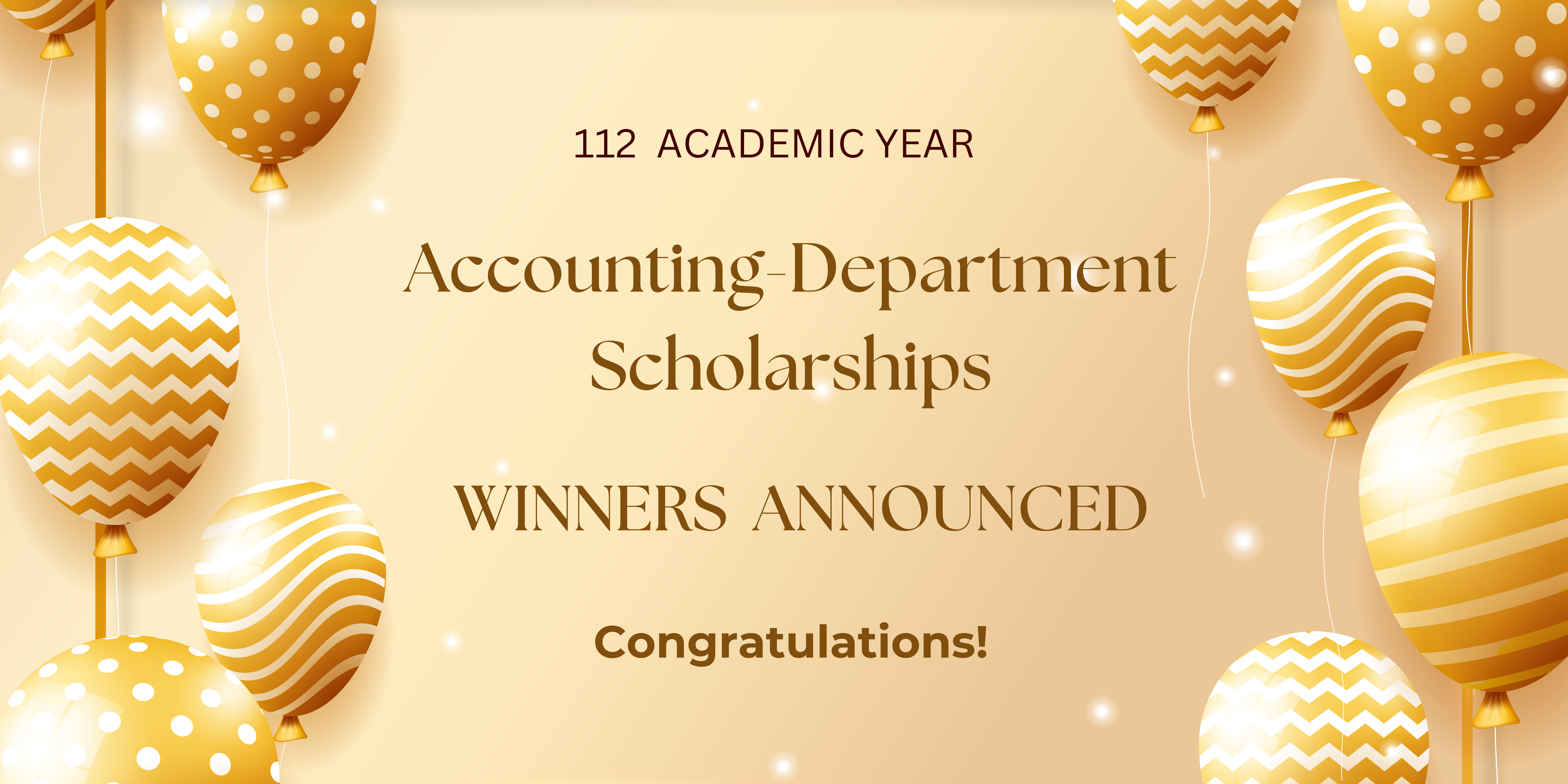 Featured image for “Congratulations to the Winners of Accounting-Department Scholarships for the Spring Semester of the 112 Academic Year”